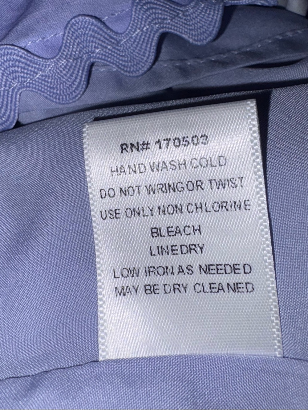NWT Jodifl Lavender Floral Ricrac Trim Dress Size Large - Picture 6 of 7